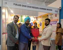 PGRKAM stall during the Invest Punjab, 2019 